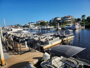 pontoon boat in Myrtle Beach SC